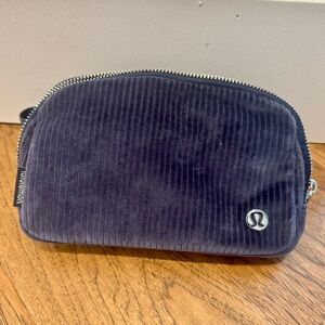 Lululemon Athletica Navy Corduroy Everywhere Belt Bag